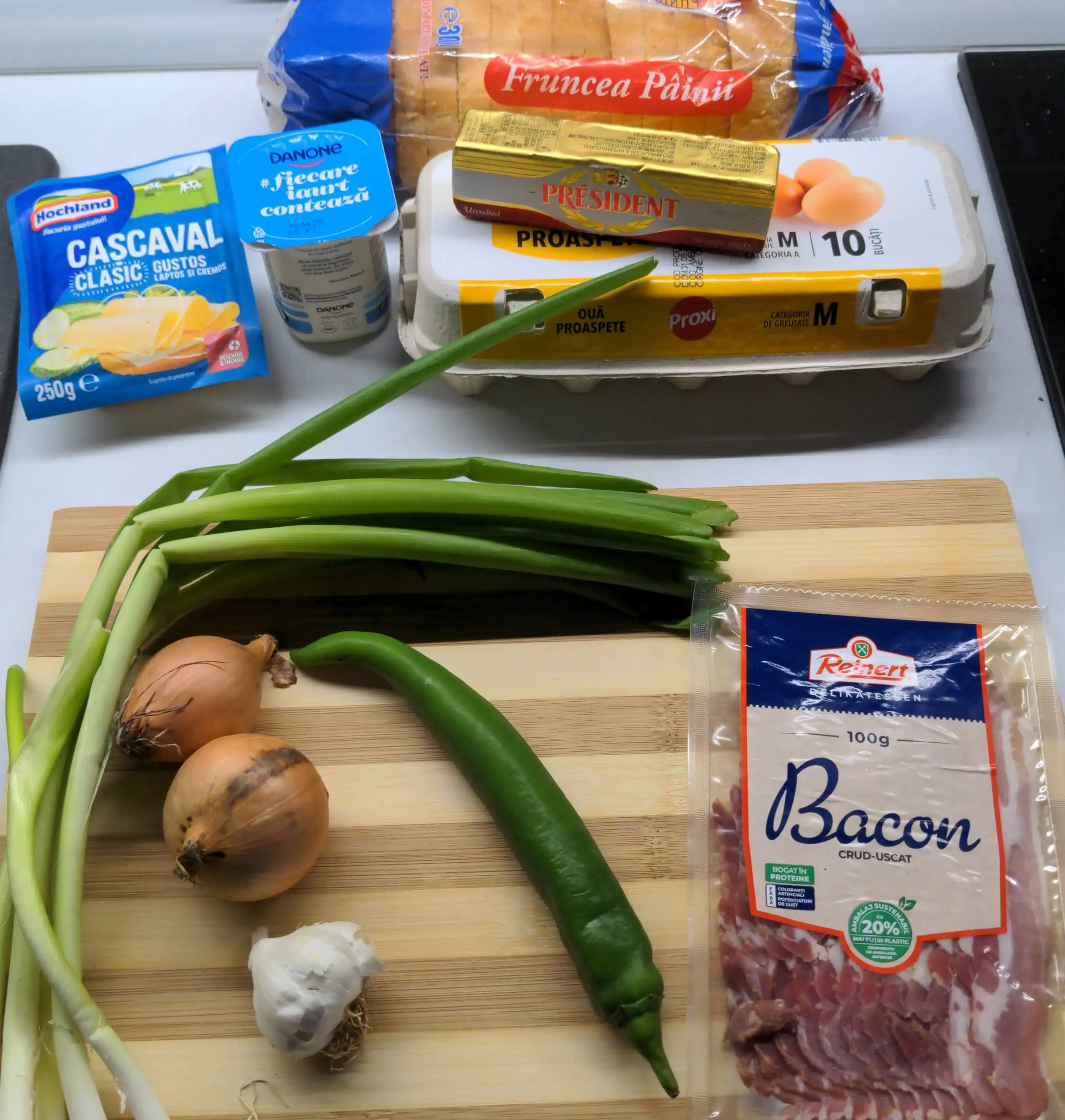 Ingredient list.