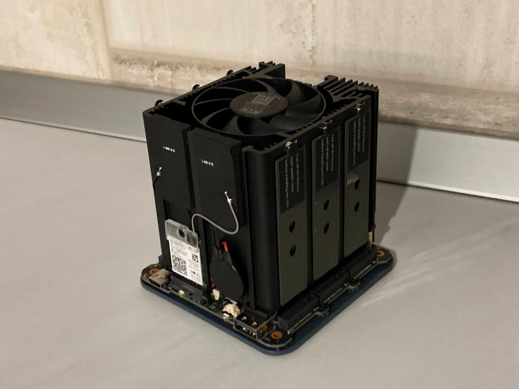 View of MiniPC internals.