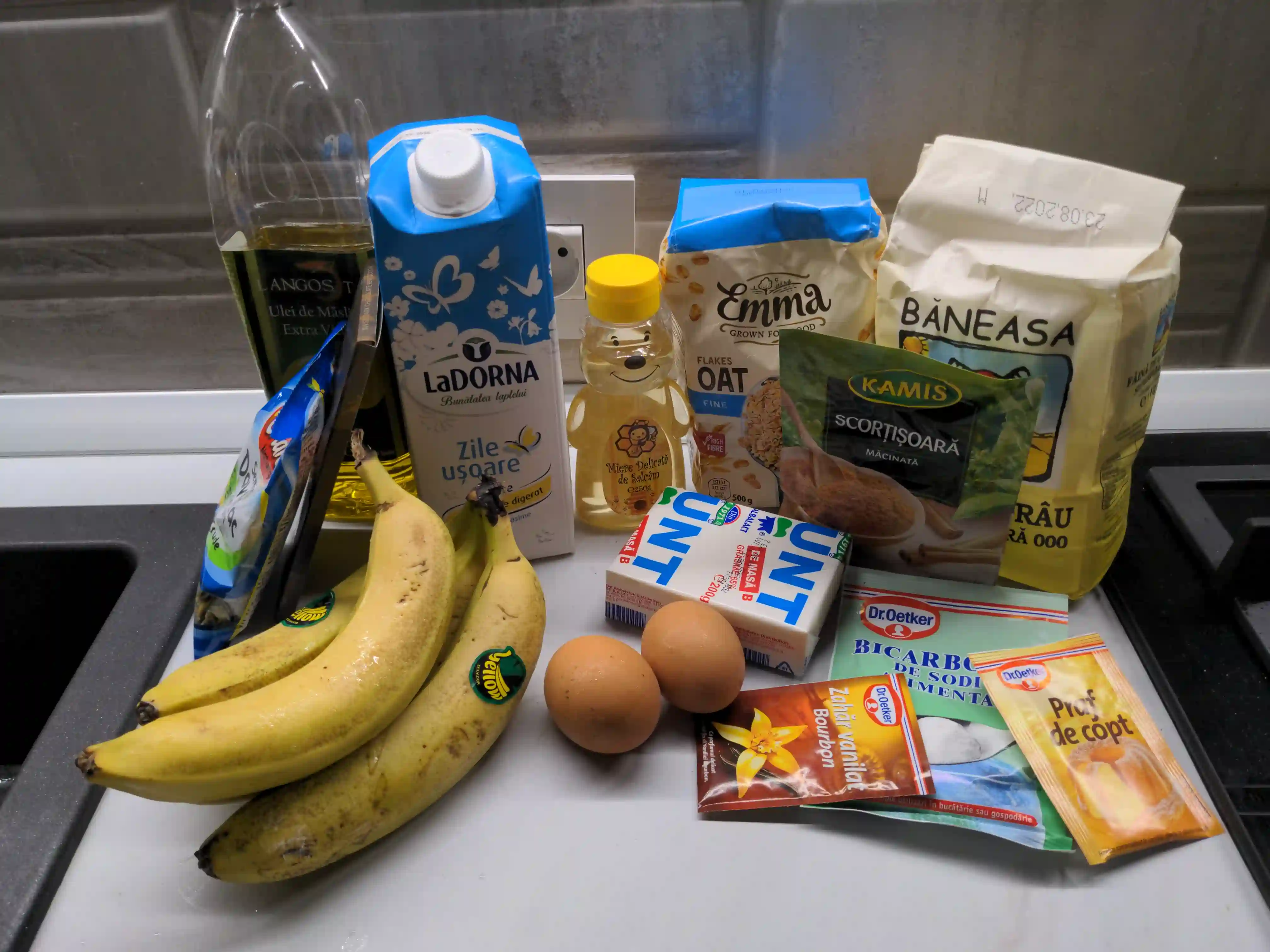 Prepared ingredients.