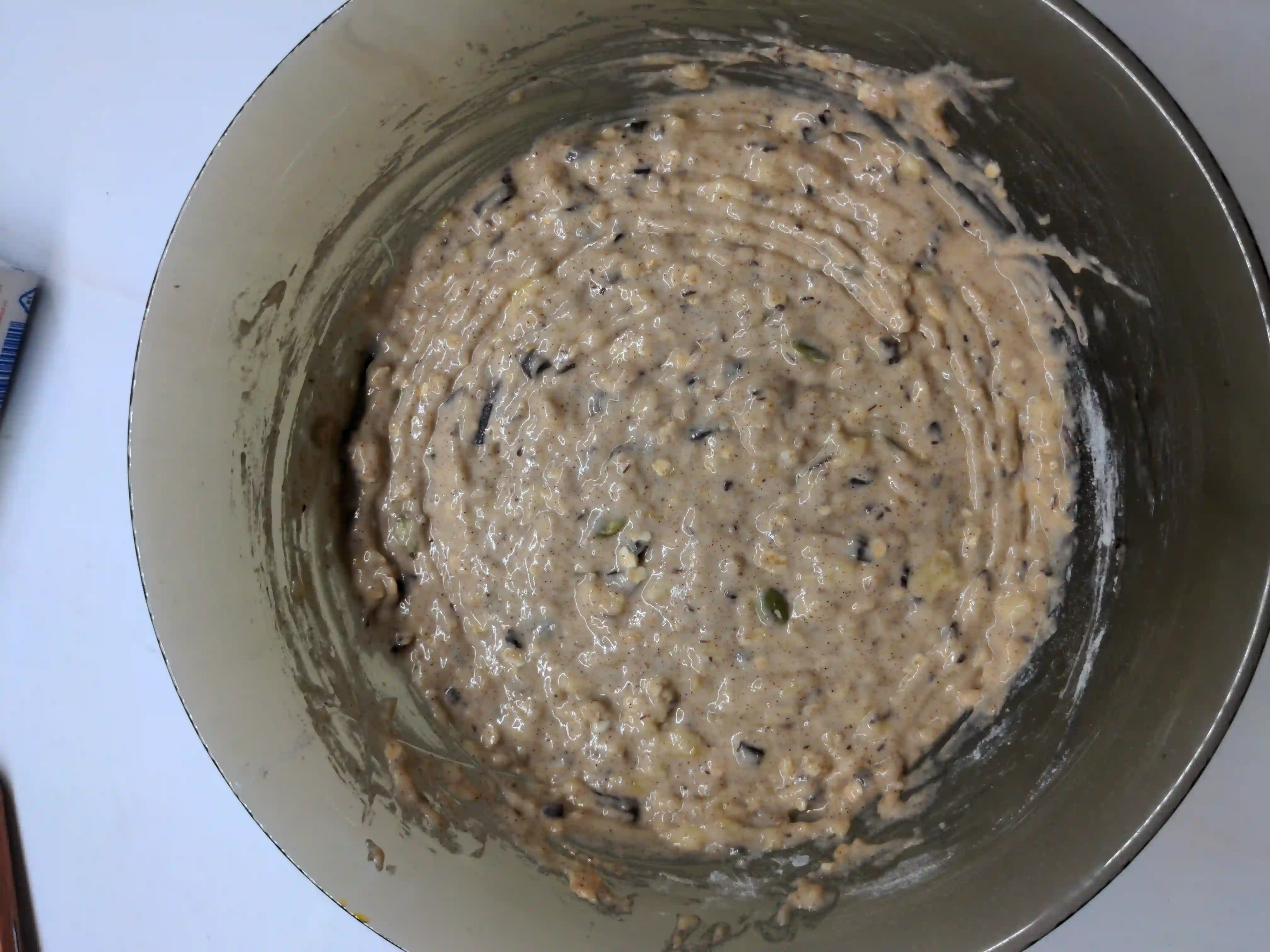Final look before transferring to the pot.