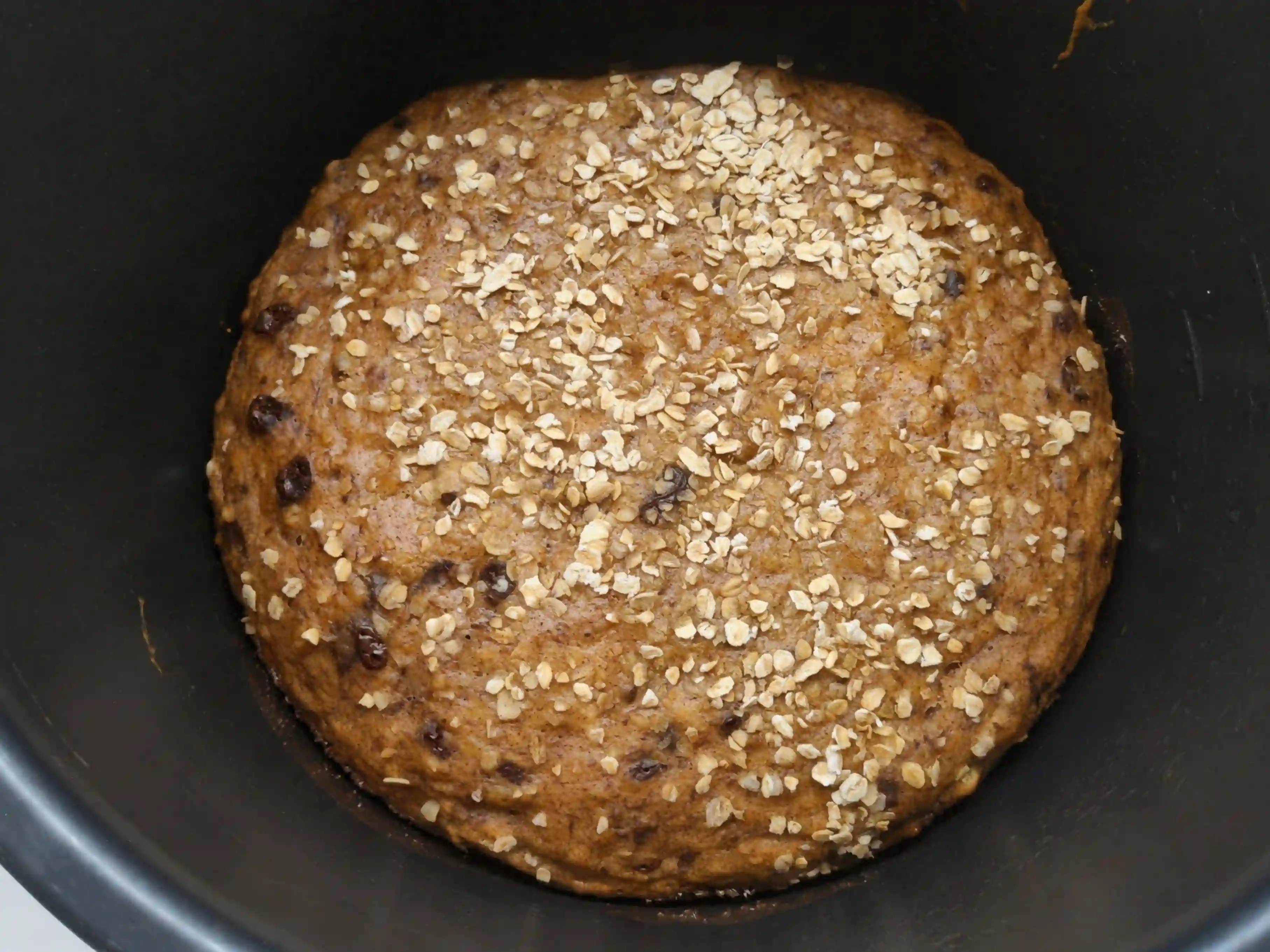 View from the pot during the toothpick test.